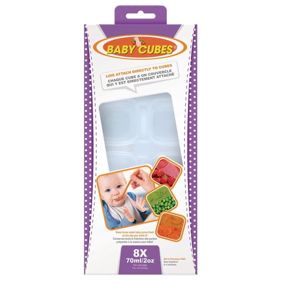 Contenant à ranger d'aliment pour bébé de Baby Cubes