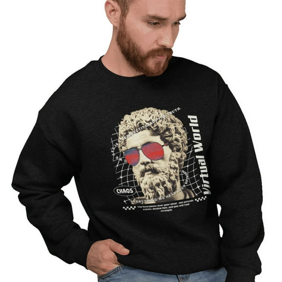 Marcus Aurelius Greek Unisex Premium Crewneck Sweatshirt