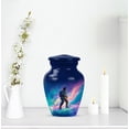 thumbnail image 6 of Fire Fighter Little Urn For Ash For Women, Adult Urn For Human Ashes Women, Small Urns For Human Ashes Keepsake Dad, Blue Mini Cremation Urns For Male And Female, 3 Inch, 6 of 7