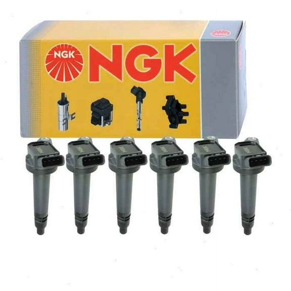 6 pc NGK Ignition Coils compatible with Lexus IS350 3.5L V6 2006-2019