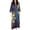 Yellow, variant on Defitshape Women's Silk Japanese Robe Summer Floral Bathrobe Luxury Maternity Satin Sleepwear Long Kimono Robe Soft Loungewear Yellow Purple One Size