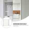 thumbnail image 4 of BEADCEST 1 Set Closet Dividers Shelf Divider and Separators Adjustable Length High-carbon Steel White, 4 of 5