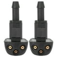 thumbnail image 3 of Windshield Washer Nozzle, 2pcs Front Windshield Nozzle Black ABS High Strength Windscreen Washer Jet Replacement For, 3 of 8