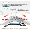 thumbnail image 2 of Magic Back Stretcher Lumbar Support Stretching Device Posture Corrector Acupuncture Massager, 2 of 2