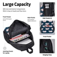 thumbnail image 6 of Naloa Pig 1 Print Large Capacity Backpack Lunch Bag Pencil Case Combination 3 Piece Set for Student, 6 of 8