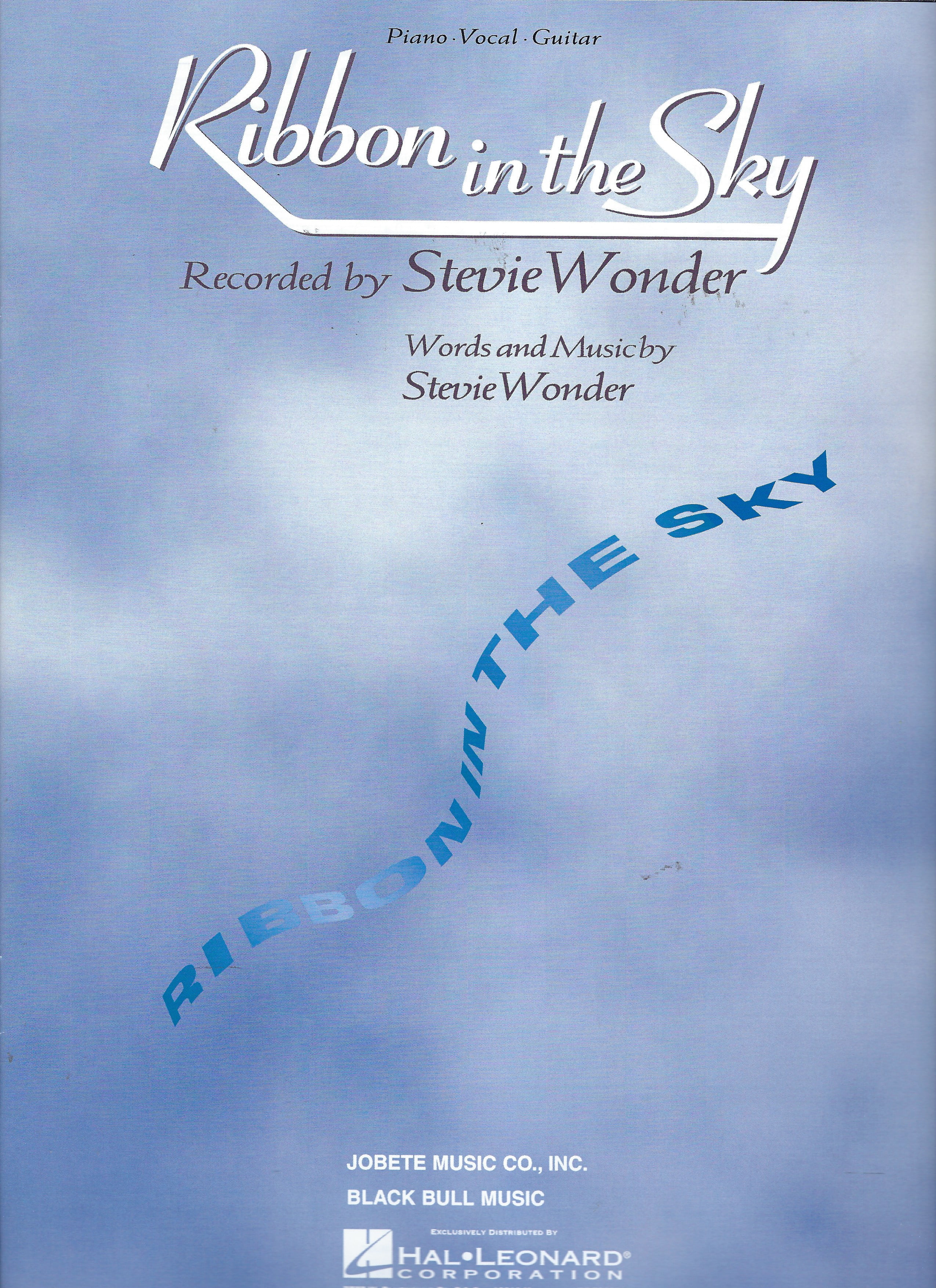 Stevie Wonder Ribbon in the Sky Sheet Music