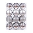 thumbnail image 2 of CNKOO 24Pcs Christmas Balls Bright Color Matte Finish Smooth Surface Shatterproof Wide Application Enhance Atmosphere PS Material Xmas Tree Glitter Balls Christmas Party Ornament for Hom, 2 of 13