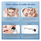 thumbnail image 5 of 2 Dermaroller Facial Barba Titanio Skincare Rodillo Facial Belug, Plata, 5 of 5