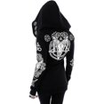 thumbnail image 3 of New Zipped Sweatshirt With Hood In Gothic Style, 3 of 5