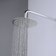 thumbnail image 2 of Cabezal de ducha redondo de lluvia montado en la pared de 30 cm con brazo de ducha, manguera de ducha de acero inoxidable con acabado cromado oso de fresa Electrónica, 2 of 5