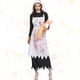 thumbnail image 2 of 1 pieza horrible disfraz de fantasma sangriento vampiro monja ropa de cosplay accesorios de fiesta de Halloween para actuación de mascarada (talla XL), 2 of 7