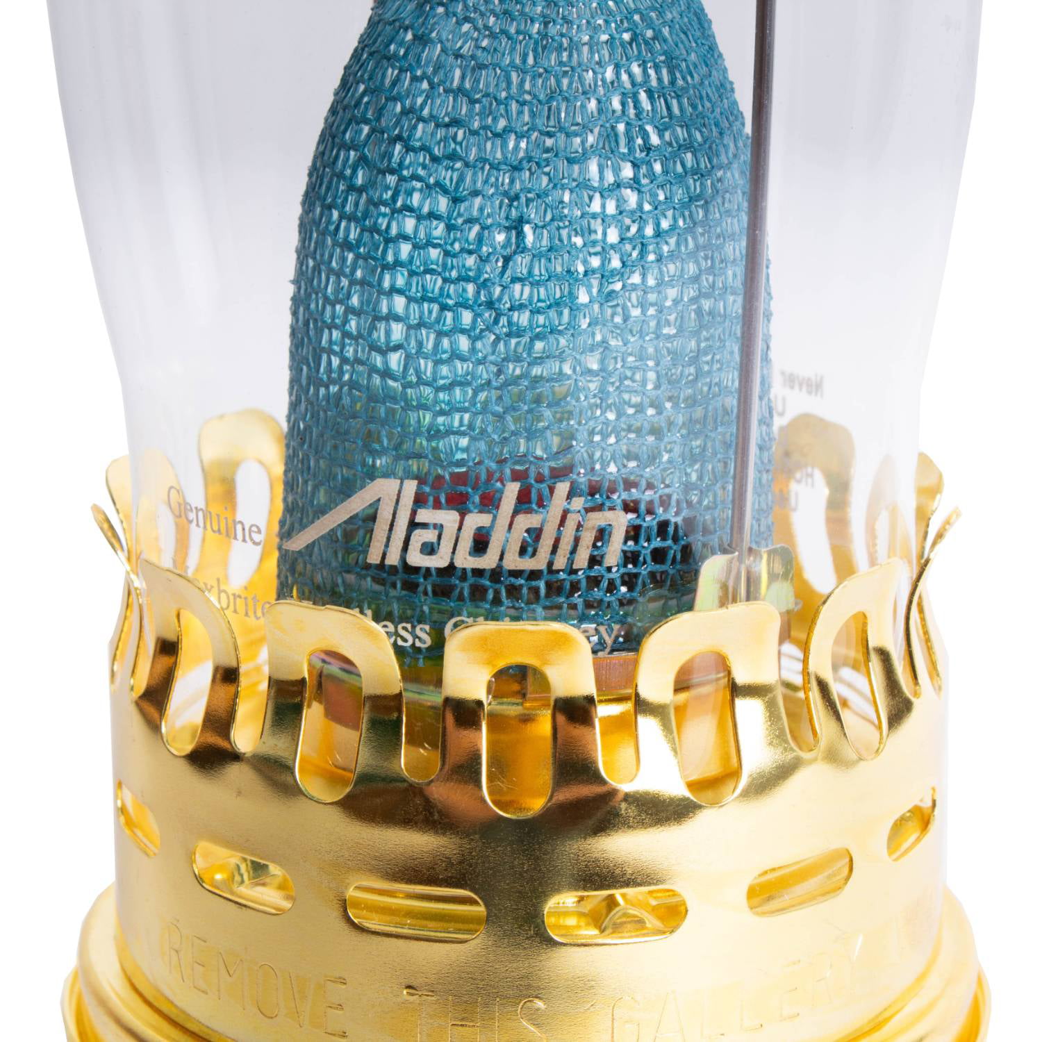 Aladdin Lamps Brown Genie III Lamp with brass hardware #C6108 