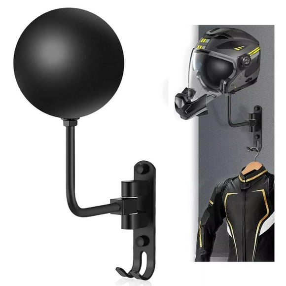 Estante De Exhibición De Casco De Pared, Soporte Universal De Pared Para Casco Giratorio De 180 Grados Con Gancho Para Casco De Béisbol Para Sombrero