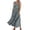 Dark blue, variant on Baqcunre Plus Size Dresses for Curvy Women Women's Floral Print Plus Size Dress Sleeveless Round Neck Loose Stretch Comfortable Plus Size Summer Dress Plus Size Swimsuit for Women Beige L