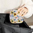 thumbnail image 6 of Sanitary Napkin Storage Bag, Sunflowers and Leaves Pattern Portable Menstrual Pad Bag for Teen Girls Store Panty Liners Tampons Sanitary Pads for Women Ladies, 6 of 6