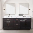 thumbnail image 5 of Abbey 80 in W x 22 in D Black Oak Double Bath Vanity, 5 of 6