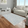 thumbnail image 3 of HomeNette Washable Runner Rug 80x250 cm, Non Slip, Stain Resistant, Waterproof, Soft Blue Runner Rugs for Hallway, Entryway, Laundry Room, Living Room, Bathroom, Kitchen, Tokyo Collection Area Rugs, 3 of 4