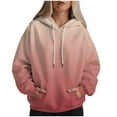 thumbnail image 6 of Godom Hoodies for Women Tie Dye Oversized Hooded Sweatshirt Long Sleeve Casual Colorful Pullover Hoodie Fall Sweater, 6 of 6