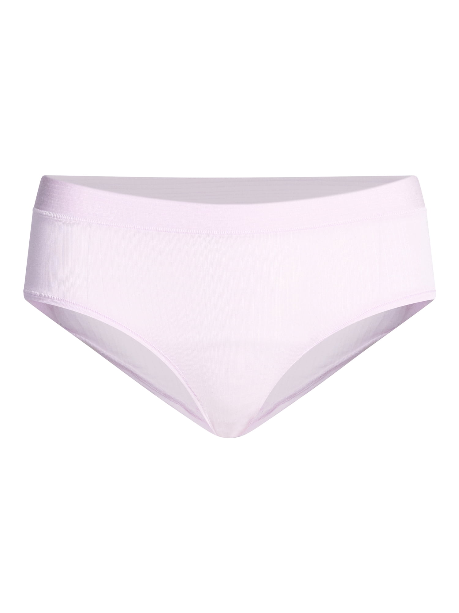 Joyspun Women's Ribbed Modal Hipster Panties, 3-Pack, Sizes XS-3XL