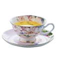 thumbnail image 3 of 220ml, Fine Bone China Vintage Tea Cup Set, Craft Tea Cup With Saucer, Porcelain Coffee Cup, Cafeteira Porcelain Cup And Saucer, 3 of 3
