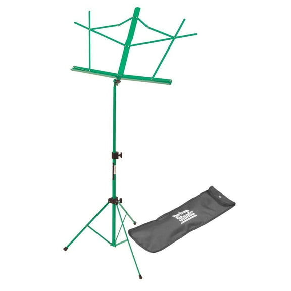 On-Stage SM7122GRB Compact Sheet Music Stand (Green, with Bag)