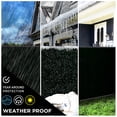 thumbnail image 2 of 6 ft. x 50 ft. Privacy Screen Fence, Black, 2 of 8