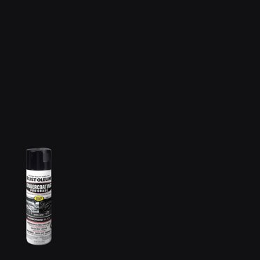 Rust-Oleum Rubberized Undercoating Spray – 6 Cans, Black, 15 Oz Each, Corrosion-Resistant