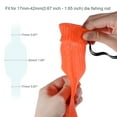 thumbnail image 3 of Unique Bargains 1.7m Orange Fishing Rod Sleeve Rod Sock Cover Braided Mesh Rod Protector 2 Pack, 3 of 5