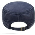 thumbnail image 5 of Unisex Cadet Army Cap Adjustable Flat Top Cap Washed Cotton Military Hat Baseball Cap, 5 of 7