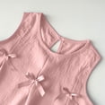 thumbnail image 6 of NIEWTR Summer Toddler Girl Clothes Girl Clothes Size 6 Toddler Baby Girl Summer Clothes Short Sleeves T-Shirt Tops + Shorts 18-24 Months 2Pcs Summer Beach Outfits 6-7 Years,Red, 6 of 9