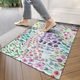 thumbnail image 4 of Pioneer Flower Floral Print Pattern Door Rugs,Washable Non Slip Door Mats Indoor,Decorative Door Mats,Entry Mat Indoor for Entrance,Bedroom,Kitchen,Bathroom,17"x30", 4 of 6