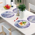 thumbnail image 6 of Ryvnso Christmas Tree Round Plate Mats Dining Table Placemat Set of 4 for Holiday Decoration, 6 of 7