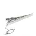 thumbnail image 3 of becaristey 1pc Men Metal Silver Tone Simple Necktie Tie Bar Clasp Clip Clamp Pin, 3 of 6
