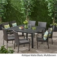 thumbnail image 4 of Noble House Bullpond 9 Pièces Repas en Aluminium Extérieur en Noir Mat, 4 of 20