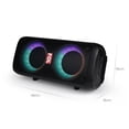 thumbnail image 4 of Bocina FOL Inalámbrica Bluetooth Portátil Recargable FS-L2204 TWS RGB 20W Negro, 4 of 8
