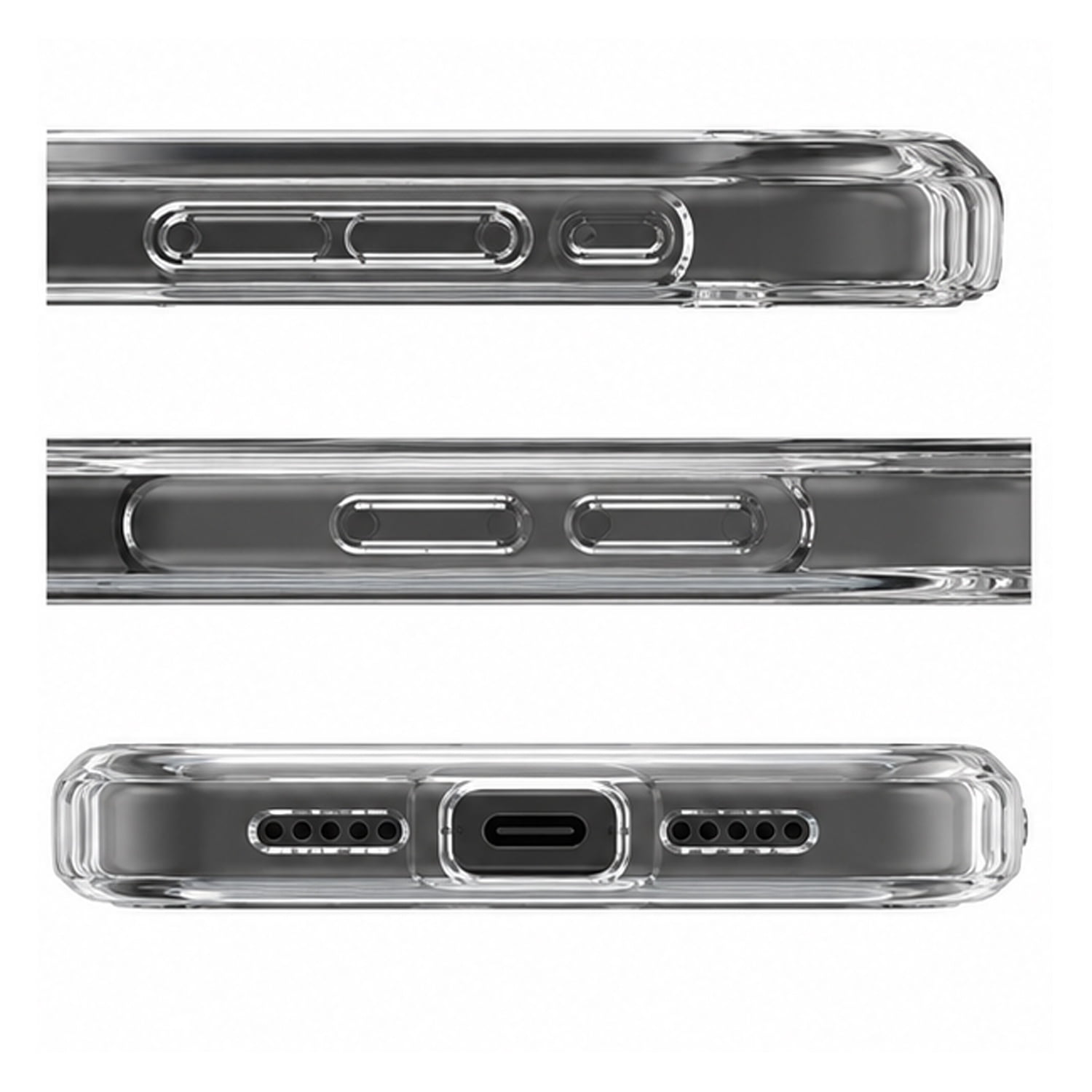 Ultra Hybrid Case with Magsafe for iPhone 17 Pro Max - Transparent