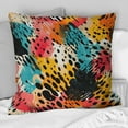thumbnail image 2 of Designart "Vibrant Jungle Spectacle II" Geometric Printed Throw Pillow, 2 of 5