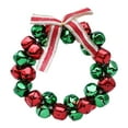 thumbnail image 4 of S SERENABLE Christmas Bell Garland Xmas Decoration Party Supplies Wall Hanging Ornament Artificial Wreath for Living Rooms Christmas Tree Red and Green, 4 of 8