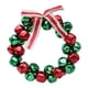 thumbnail image 4 of Guirnalda de campanas navideñas, adorno colgante de pared, corona artificial, decoración navideña Rojo y verde, 4 of 9