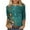 Multicolor Plus Size Blouse for Women_P, variant on CYMMPU Tunic Tops 3/4 Sleeve Flower Printed Fall Fashion Shirts Loose Fit Spring Tops Round Neck Blouses for Women Dressy Casual Lightweight Basic T-Shirts Multicolor M