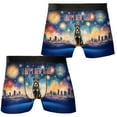 thumbnail image 3 of Happy New Year with Rottweiler Fireworks Holiday Xmas Winter 2025 All Over Print Boxer Briefs Underwear for Men Dad Rottie Dog Lover Gifts Idea - 00025, 3 of 6
