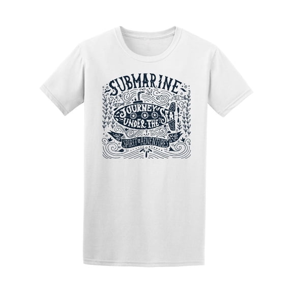 Journey Under The Sea Submarine Tee Men's -Image by Shutterstock