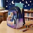 thumbnail image 3 of Yspwyqan Kids Backpack And Lunch Box Set Pink School Supplies 4 Piece Girls Backpack Set with Pencil Case Water Bottle Bag for Kids Ages 8-15 Elementary School Casual Travel Daypack, 3 of 7