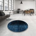 thumbnail image 4 of Ahgly Company Machine Washable Indoor Rectangle Abstract Night Black Area Rugs, 2' x 5', 4 of 7
