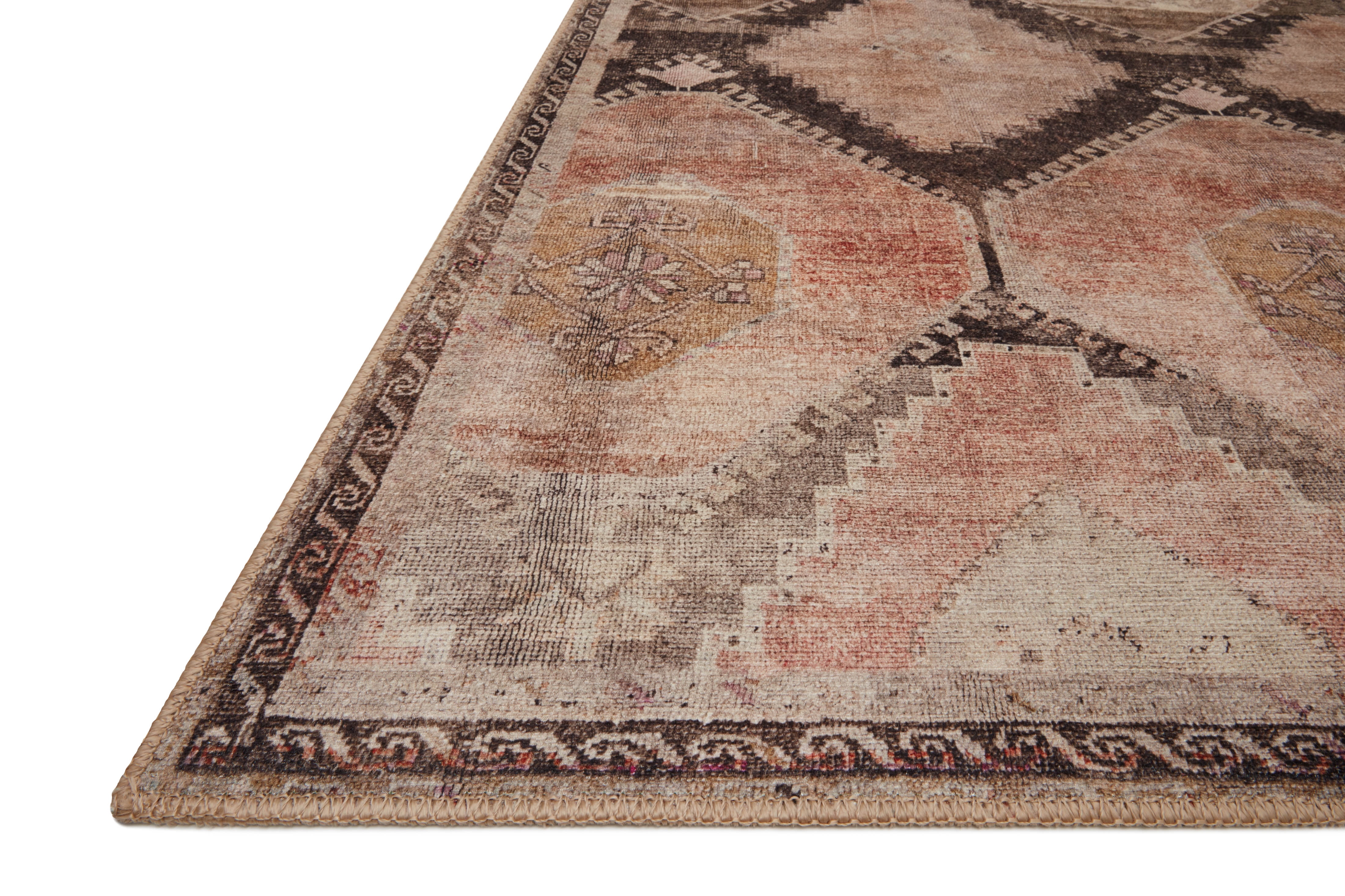Loloi Wynter Graphite / Blush 8'-6" x 11'-6" Area Rug