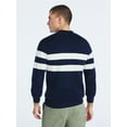 thumbnail image 3 of Free Assembly Men's Quarter Zip Rugby Sweater, Sizes S-3XL, 3 of 6