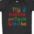 thumbnail image 4 of Inktastic Mamaw and Papaw Love Me Boys or Girls Baby Bodysuit, 4 of 5