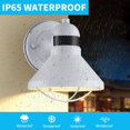 thumbnail image 4 of Luces de pared LED para exteriores LONEDRUID, paquete de 2 unidades, sensor de movimiento IP65, 4 of 7
