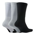 thumbnail image 4 of Boys Nike Everyday Crew Basketball Socks 3-Pack Color: Black Size: S, 4 of 5