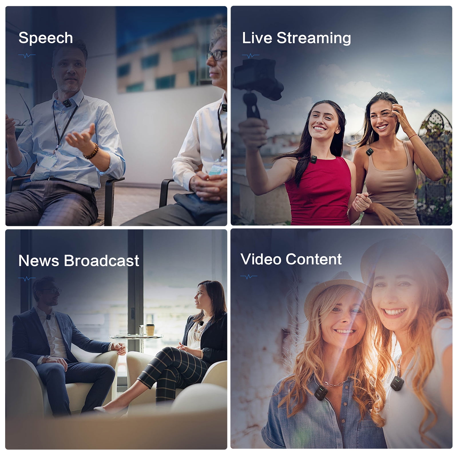 SYNCO Microphones,TFT Screen 3.5mm 150M TFT 1 Receiver 3.5mm Camera + 2 Dual Channel Professional Lavalier Dual Channel Professional Wireless Clip-on Mic 2 1 TFT Sn 3.5mm with1 Wireless Clip-on Mic